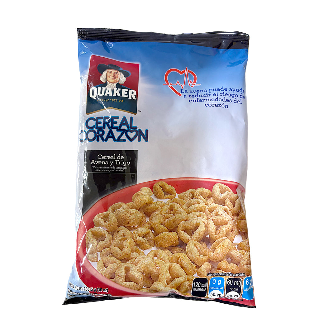 CEREAL CORAZON QUAKER BOLSA 10OZ