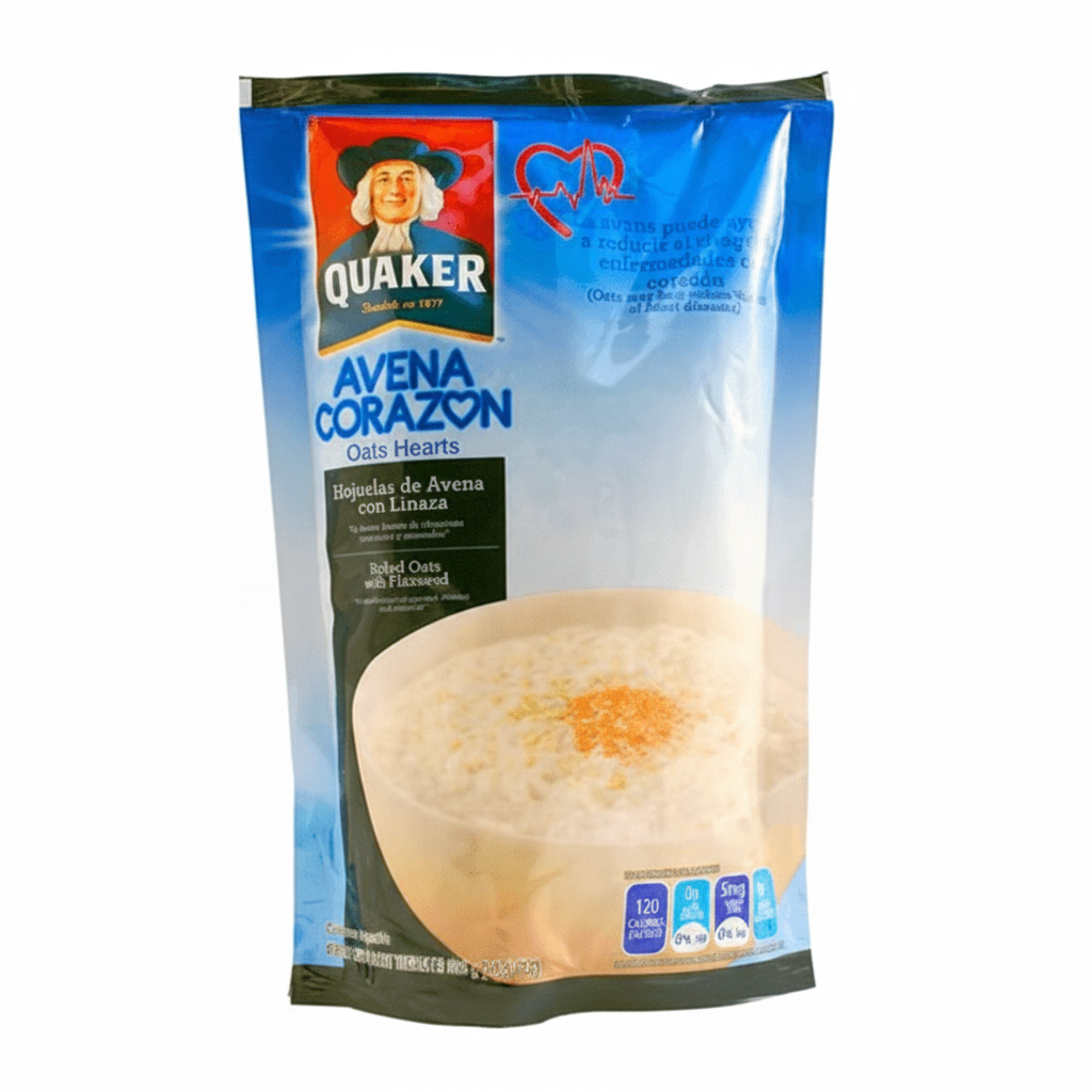 AVENA HOJUELA CORAZON QUAKER 330GR