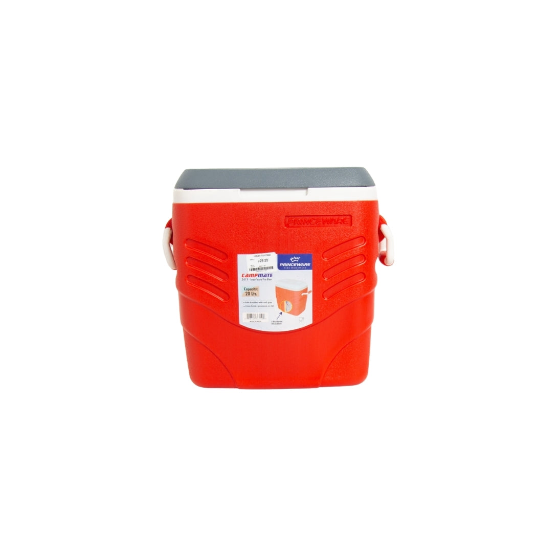 COOLER PLÁSTICO CON ASA LATERALES 20LT