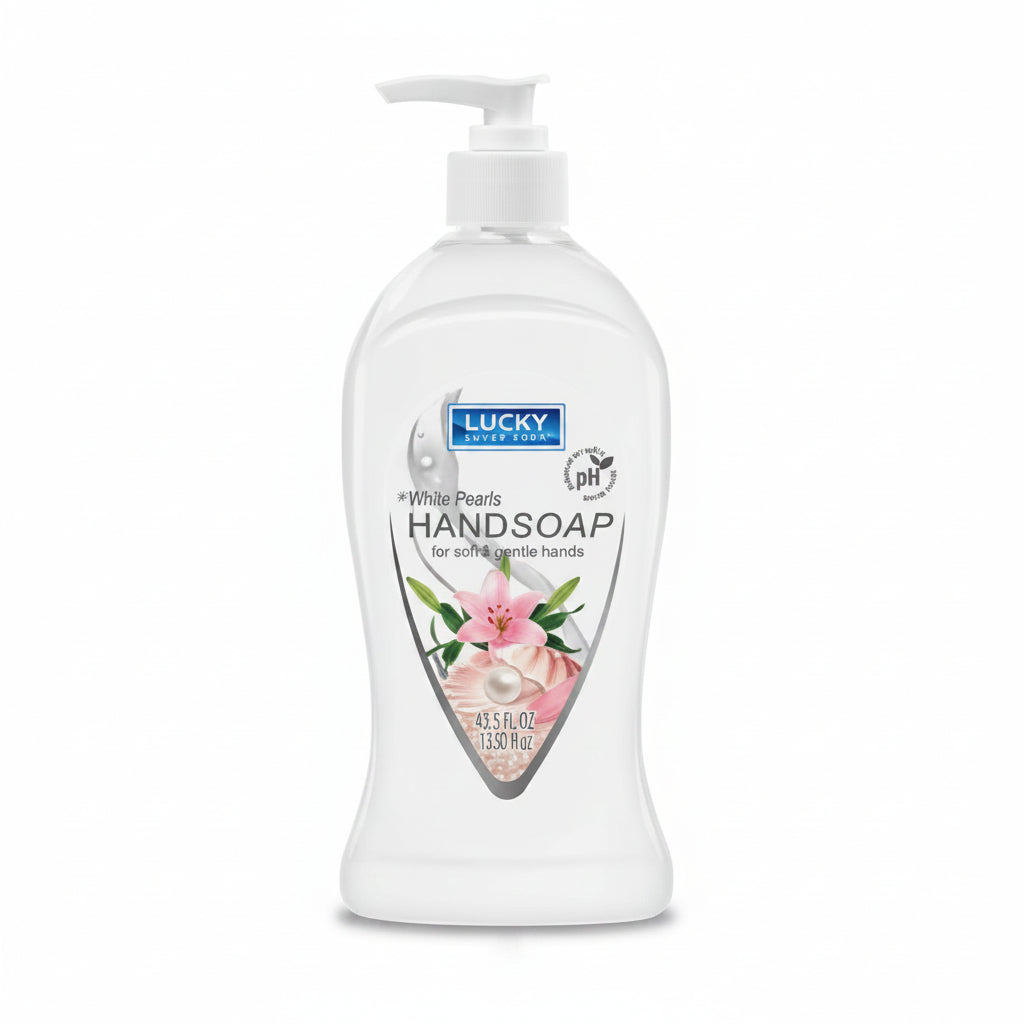 JABÓN LÍQUIDO PERLA BLANCA LUCKY 400ML