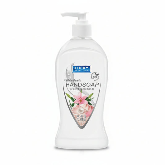 JABÓN LÍQUIDO PERLA BLANCA LUCKY 400ML