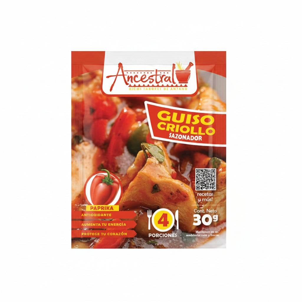 SAZONADOR GUISO CRIOLLO ANCESTRAL 30GR