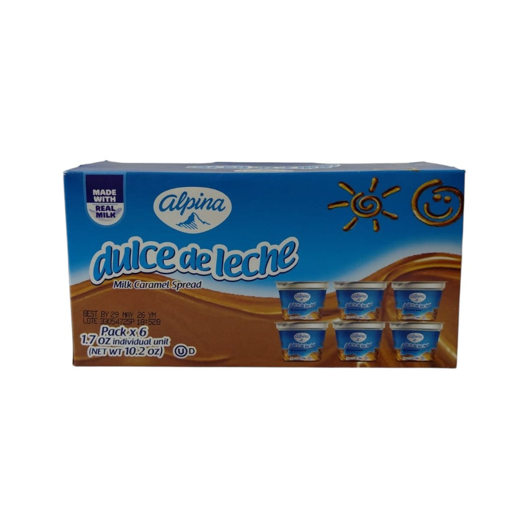 6PCK DULCE DE LECHE ALPINA 50GR