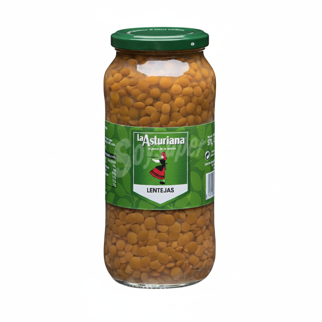 LENTEJAS COCIDAS LA ASTURIANA 570GR