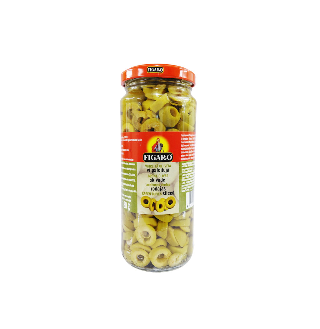 ACEITUNA VERDE REBANADA FIGARO 180GR