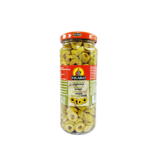 ACEITUNA VERDE REBANADA FIGARO 180GR