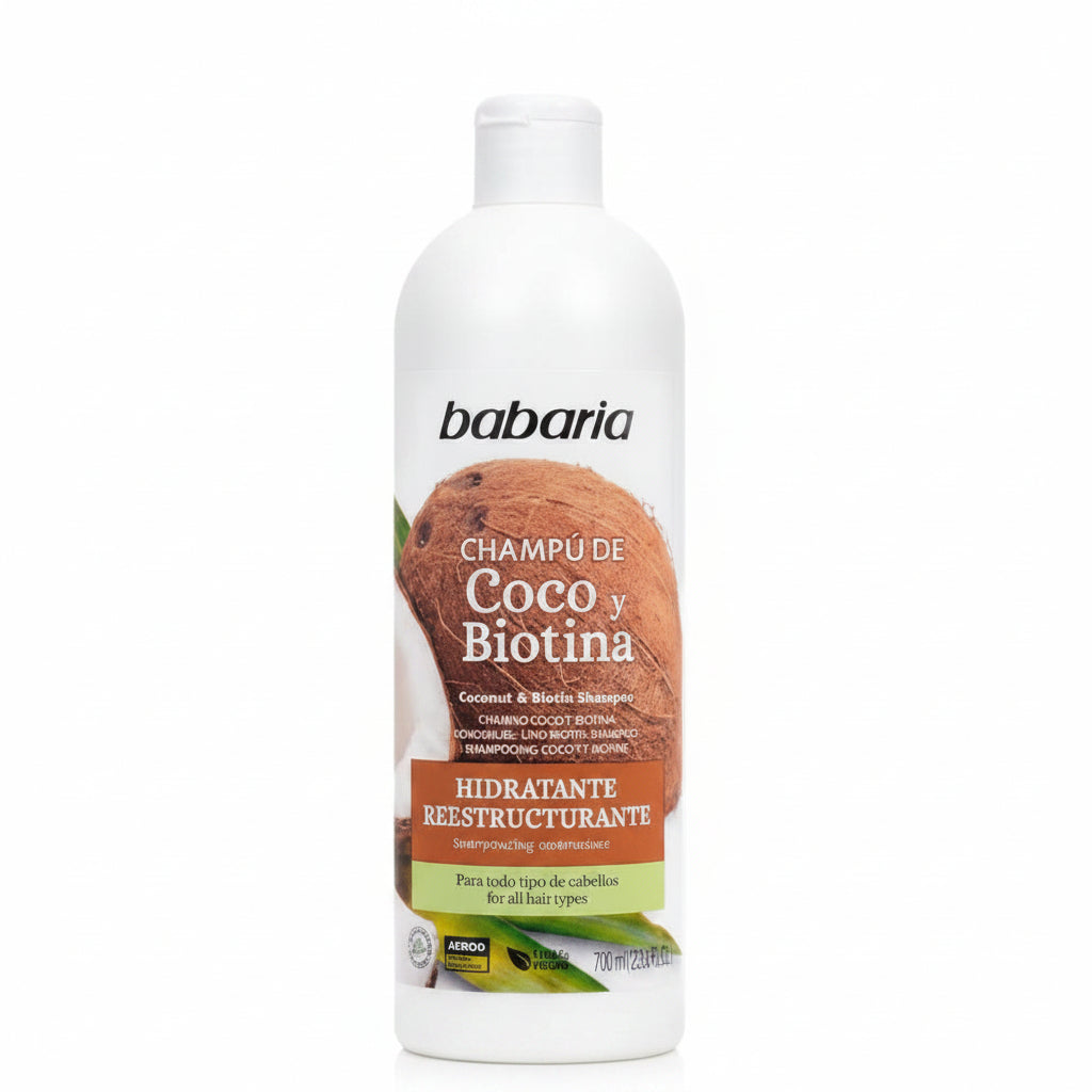 SHAMPOO DE COCO Y BIOTINA 700ML