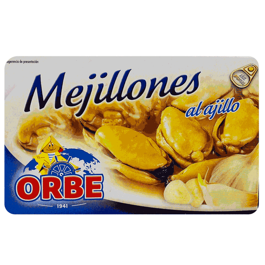 MEJILLONES AL AJILLO ORBE 110GR