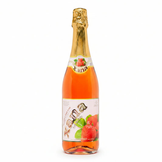 ZUMO ESPUMOSO FRESA SIN ALCOHOL XANA 750ML