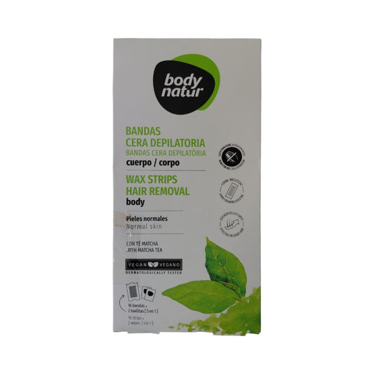 BANDAS CERA DEPILADORA MATCHA 16U