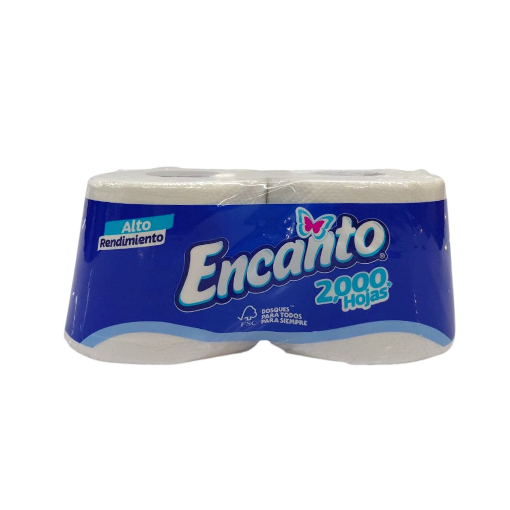 PAPEL HIGIÉNICO 2000 HOJAS 2 ROLLOS
