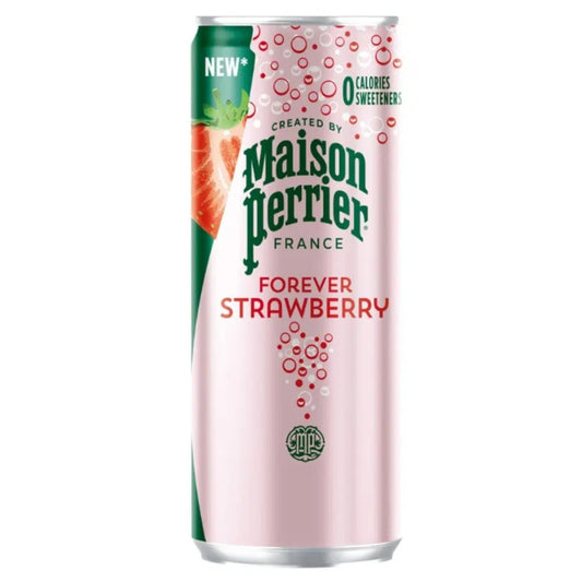 AGUA CON GAS STRAWBERRY LATA PERRIER 250ML