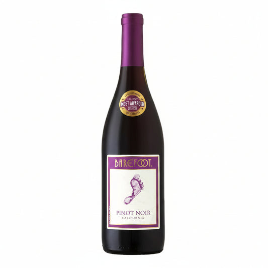 VINO TINTO PINOT NOIR BAREFOOT 750ML
