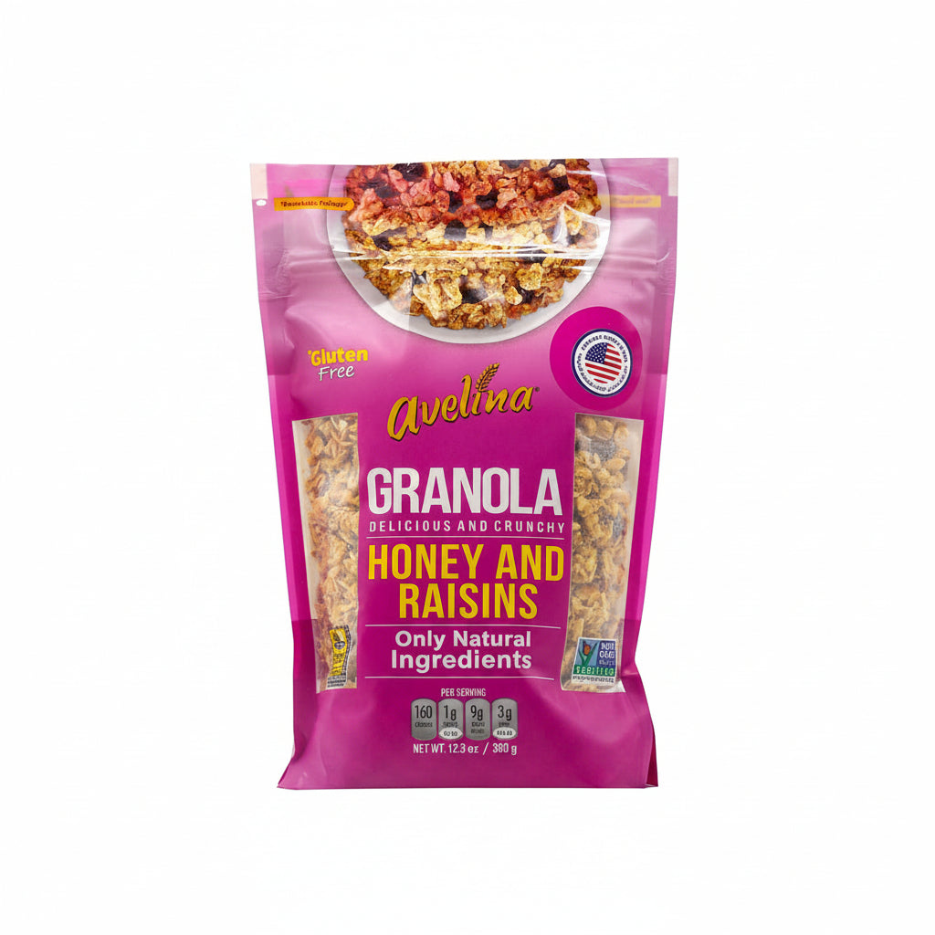 GRANOLA HONEY RAISINS AVELINA 350GR