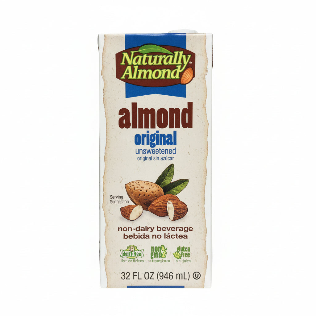 LECHE DE ALMENDRA NATURALLY ALMOND 32OZ