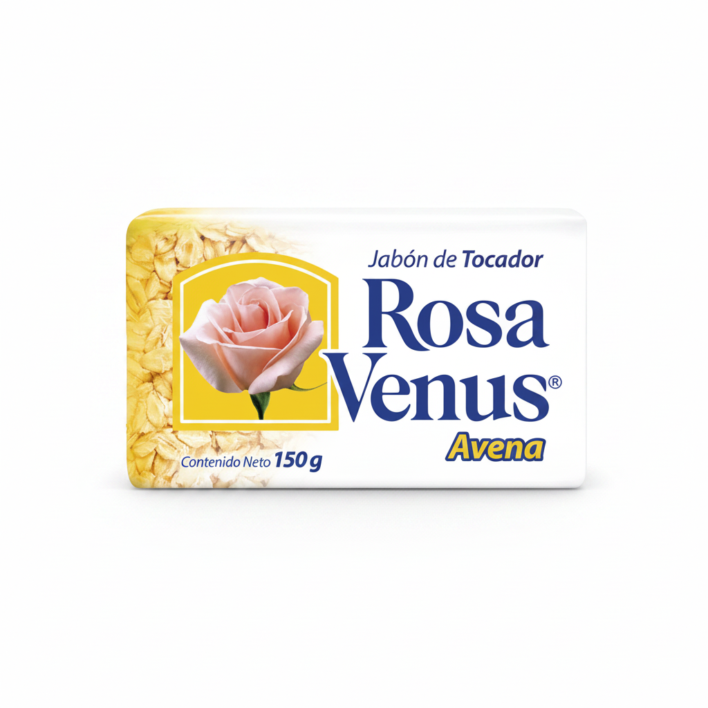 JABÓN DE TOCADOR AVENA ROSA VENUS 150GR