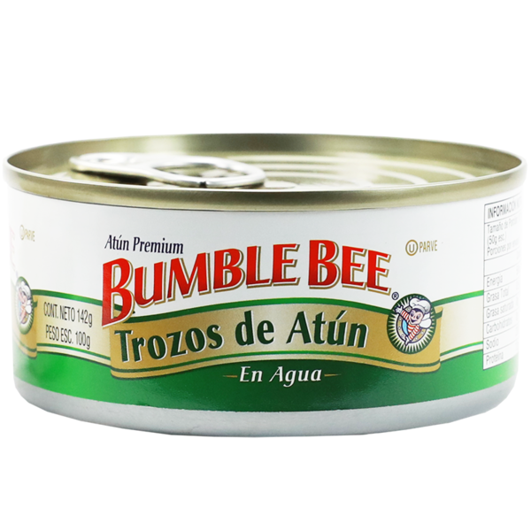 ATÚN TROZOS AGUA LIGHT BUMBLE BEE 142GR