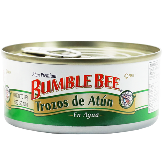 ATÚN TROZOS AGUA LIGHT BUMBLE BEE 142GR