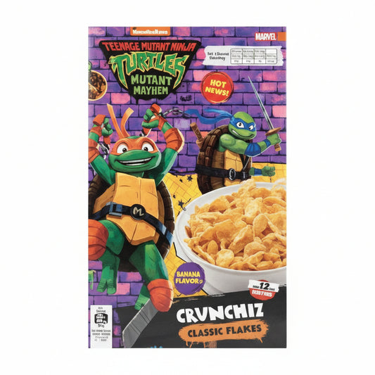 CEREAL TURTLES NINJA KANDIZ 375GR