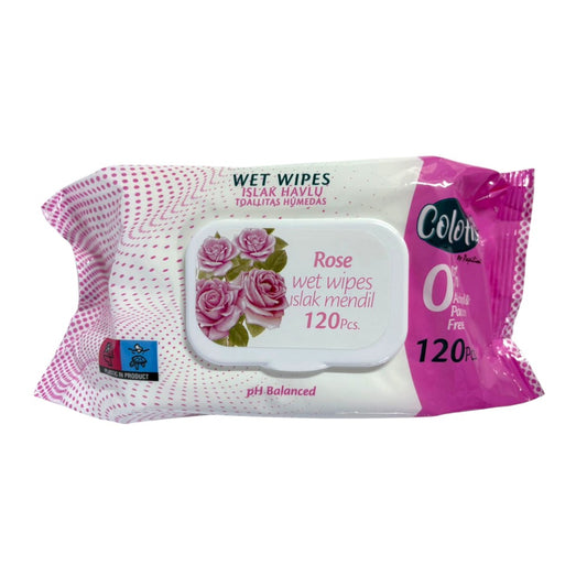TOALLITAS HÚMEDA ROSE COLOTIS 120U