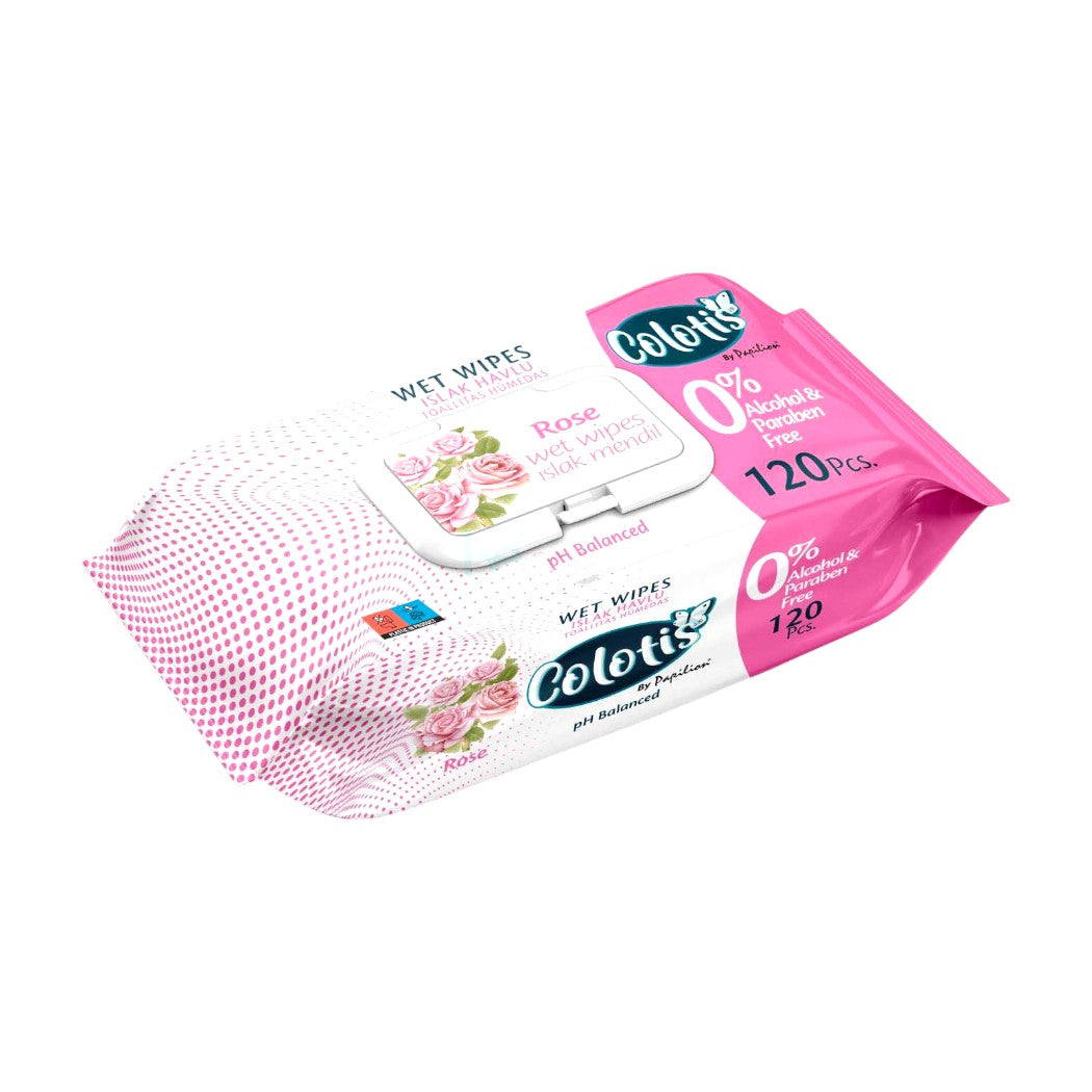 TOALLITAS HÚMEDA ROSE COLOTIS 120U