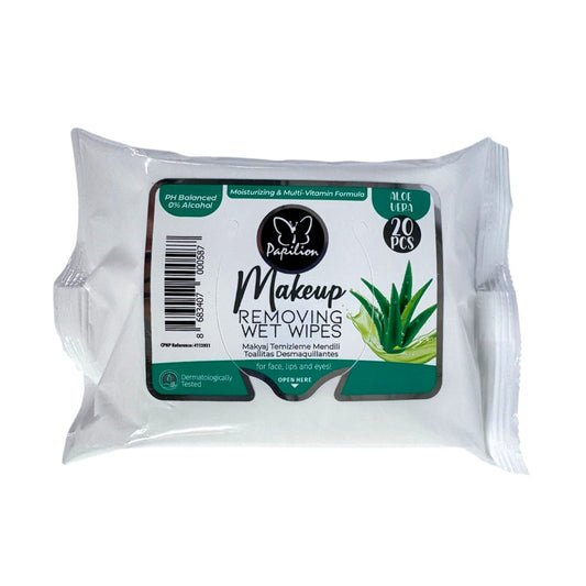 TOALLITAS HÚMEDA MAKE UP ALOE 20U