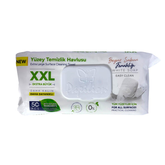TOALLAS HÚMEDAS CON JABÓN  XXL  50U