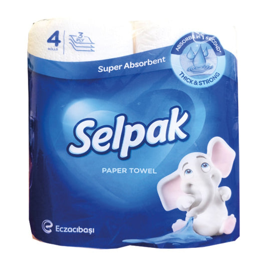PAPEL TOALLA 4 ROLLOS