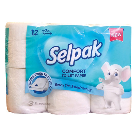 PAPEL HIGIÉNICO COMFORT 12 ROLLOS