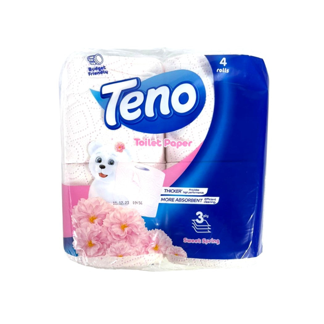 PAPEL HIGIÉNICO 3PLY 4 ROLLOS