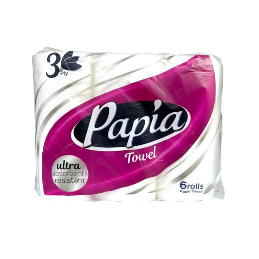PAPEL TOALLA 6 ROLLOS 135 HOJAS