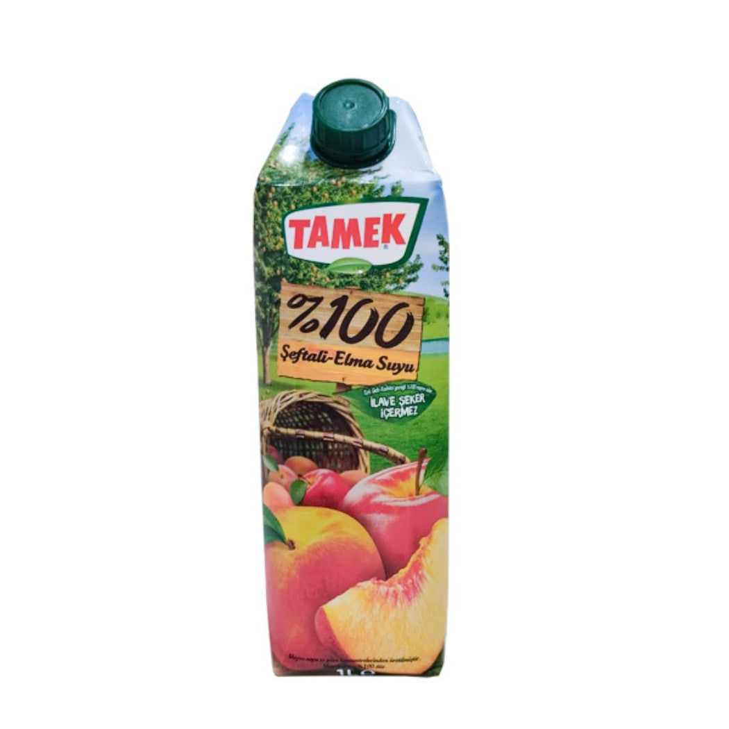 JUGO DE DURAZNO/MANZANA TAMEK 1L