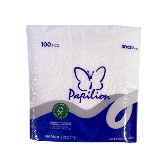 SERVILLETA 30X30 100U