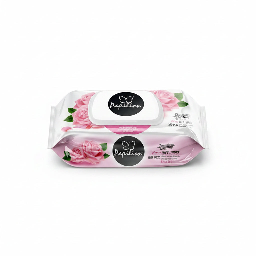 TOALLITAS HÚMEDAS ROSE 100U