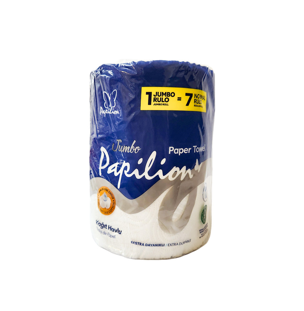 PAPEL TOALLA JUMBO PREMIUM PAPILION 300HOJAS