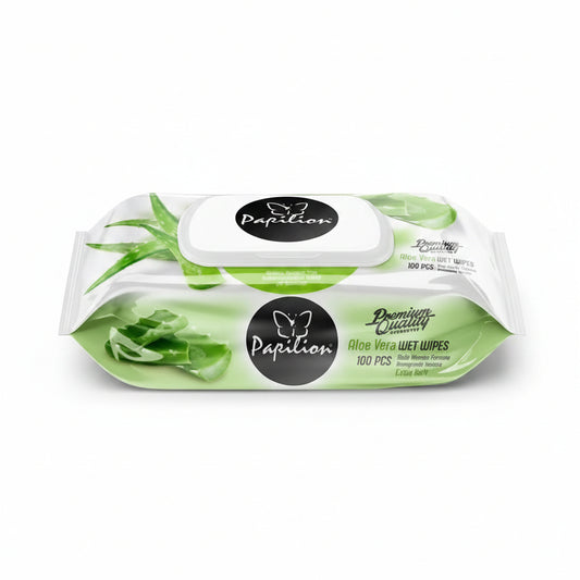 TOALLITAS HÚMEDAS ALOE VERA 100U