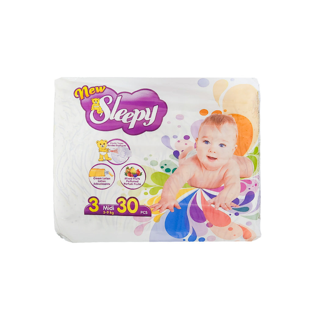 PAÑAL MIDI 5-9KG SLEEPY 30U
