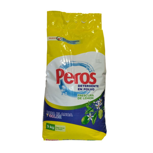 DETERGENTE EN POLVO LEMÓN 5KG