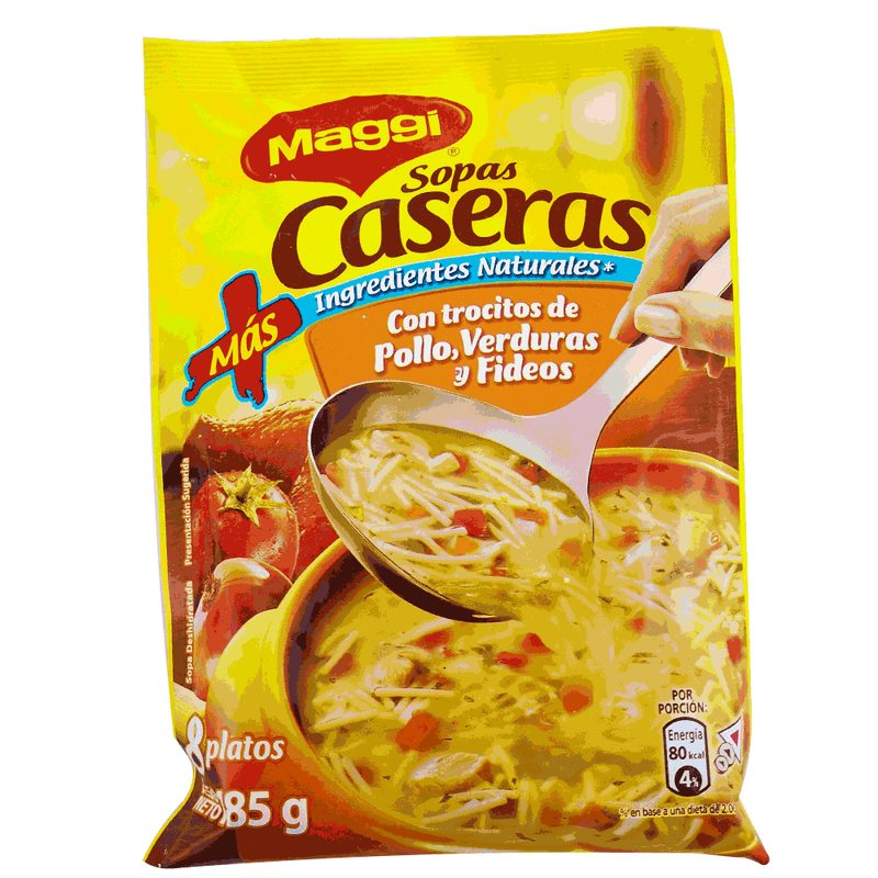 SOPA FIDEO POLLO CASERA MAGGI 185GR