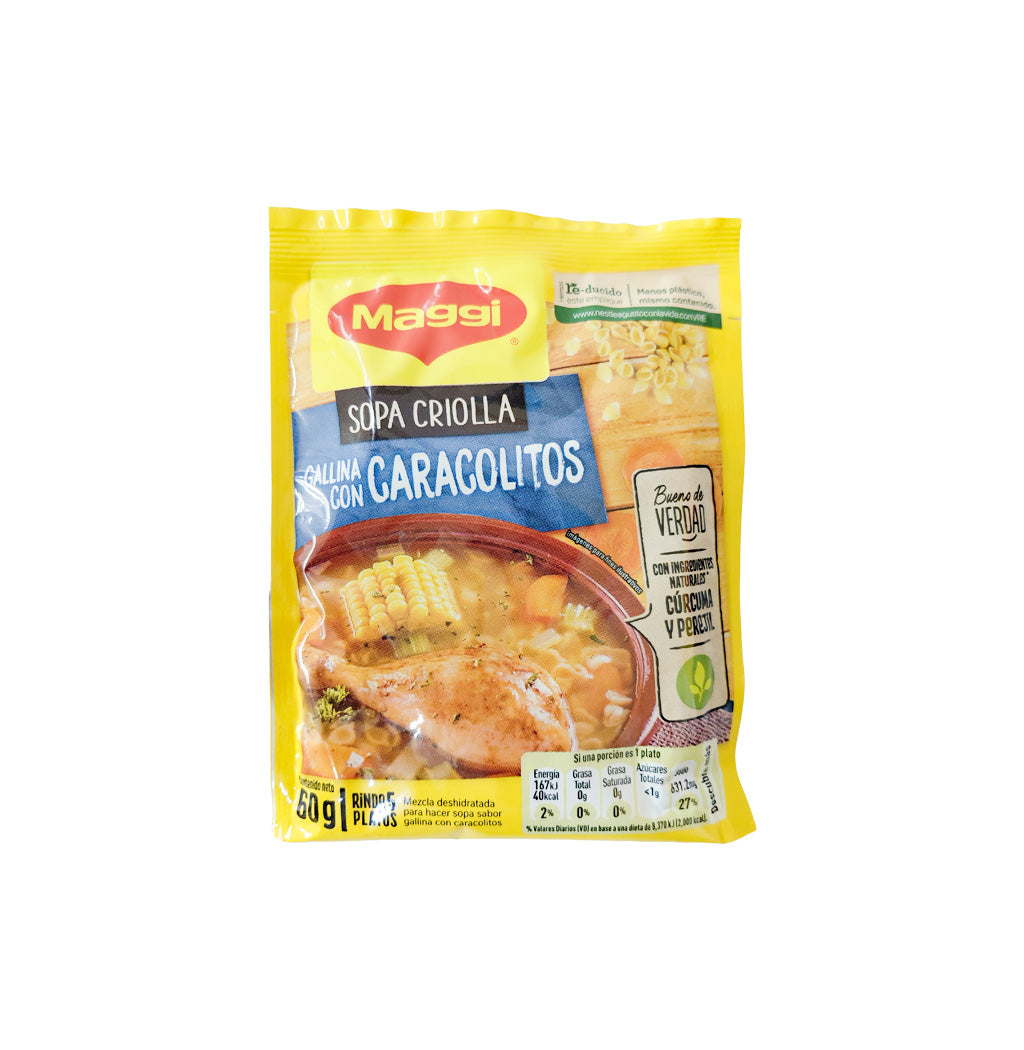 SOPA GALLINA CRIOLLA CARACOL MAGGI 60GR