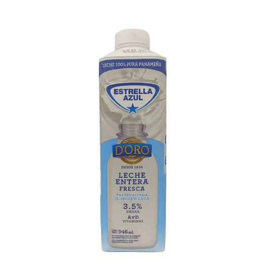LECHE ENTERA DE ORO 946ML