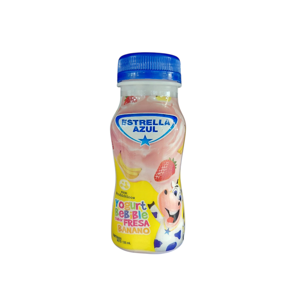 YOGURT BEBIBLE BANANA FRESA 125ML