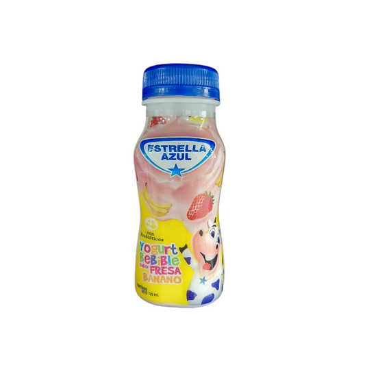 YOGURT BEBIBLE BANANA FRESA 125ML