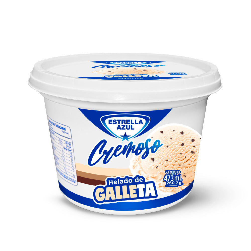 HELADO GALLETA ESTRELLA AZUL 473ML