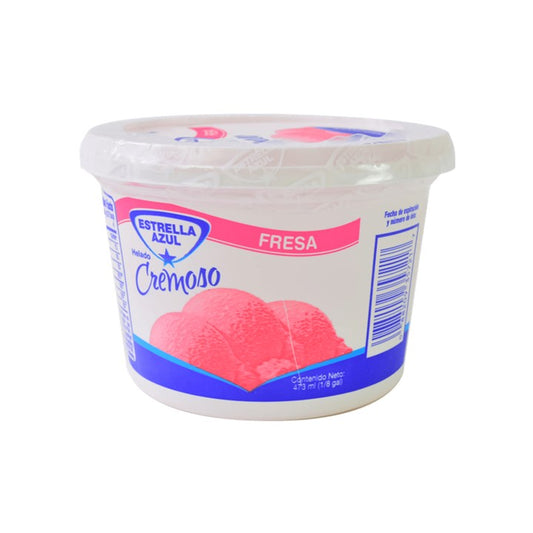 HELADOS FRESA ESTRELLA AZUL 473ML