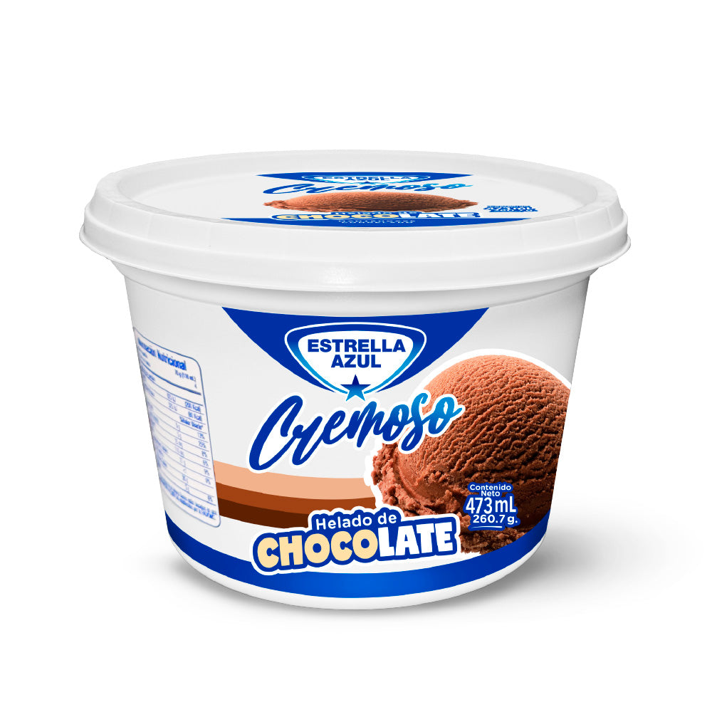 HELADO CHOCOLATE ESTRELLA AZUL 473ML