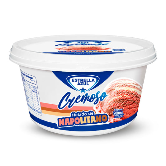 HELADO NAPOLITANO ESTRELLA AZUL 900ML