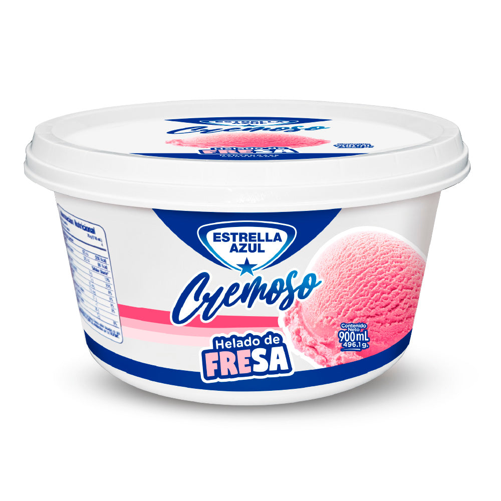 HELADO FRESA ESTRELLA AZUL 900ML