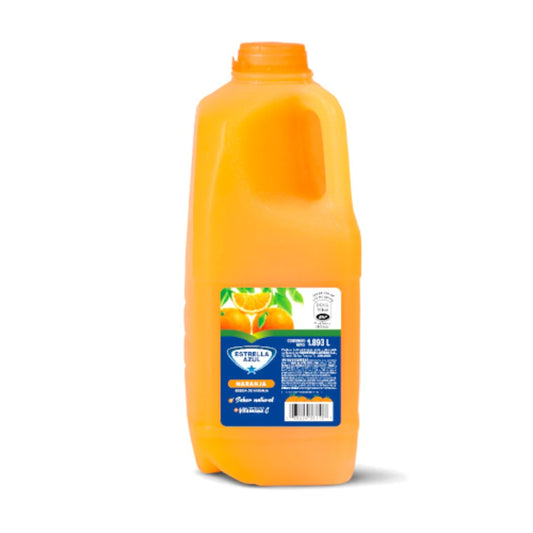 BEBIDA DE NARANJA ESTRELLA AZUL 1/2GL