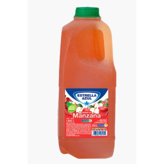 BEBIDA DE MANZANA ESTRELLA AZUL 1/2GL